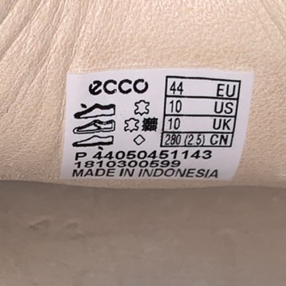 Ecco Shoes Ecco Soft Blue Leather Rubber Sole Sneaker Boat Shoe Men